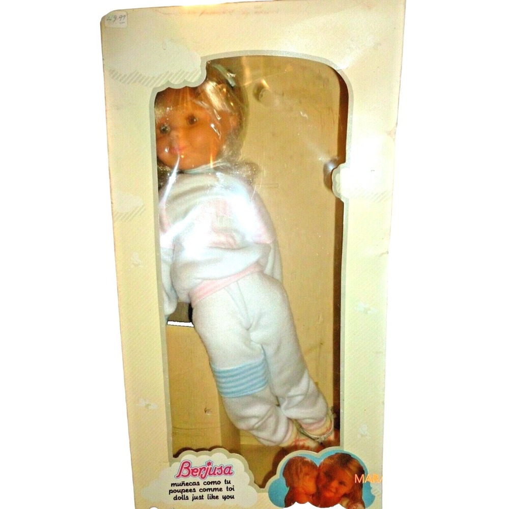 Berjusa Vintage Baby Doll Ref 141 Blonde Hair Tracksuit Spain Original Box